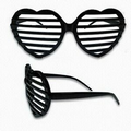 Novelty Party Shutter Glasses/80's Slotted Shutter Shade Toy Sunglasses